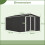Birchtree BIRCHTREE 10x14FT Metal Garden Shed, Anthracite 11