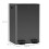 56L Dual Compartment Stainless Steel Bin, with Deodoriser Holders - Black 5