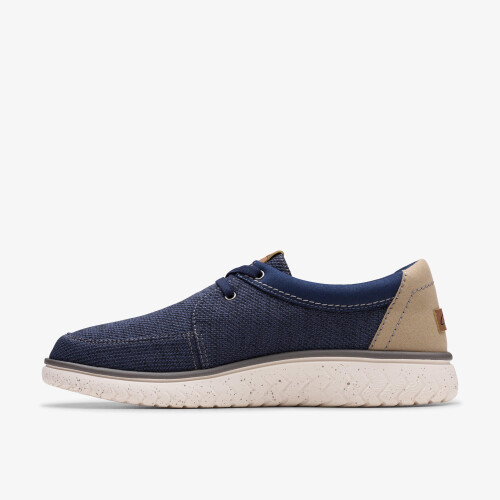Clarks RelaxLite Lace Navy Combi 1