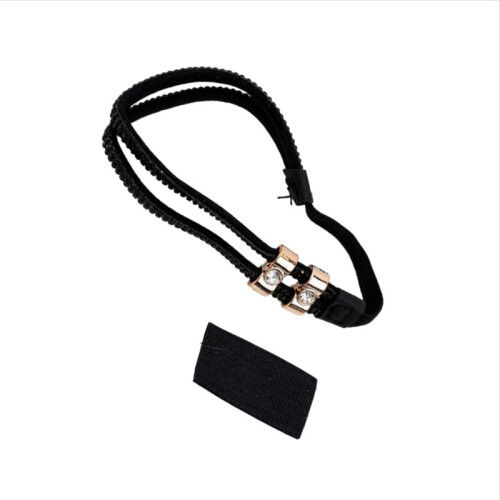 Curele elastice antiderapante pentru pantofi cu toc înalt - Fixează-ți tocurile cu stil Black 2