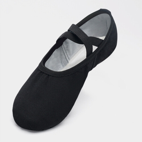 Scarpe da ballo con suola morbida - Scarpe da danza per pratica e performance Black 40 2