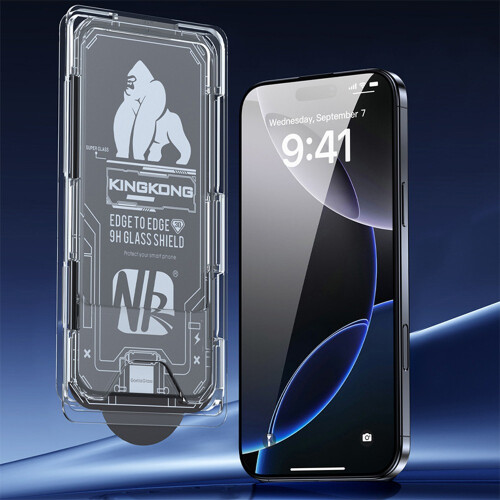 3-Pack HD Tempered Glass Screen Protector with Dust-Free Applicator compatible with iPhone 16 Pro 1