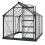 (Grey, Aluminium Alloy) 6-Pack 8ft Polycarbonate Greenhouse 1