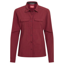 (22 UK, Riad Red) Craghoppers Womens/Ladies Adventure III Nosilife Long-Sleeved Shirt