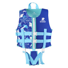 Kids Swim Vest with Adjustable Strap, CE Safety Certified, Grestar Toddler Swimming Training Vest Buoyancy Float Jacket for Boys Girls Age 2-9 Years/1