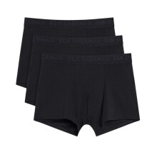 (M, White/Grey/Black) Ben Sherman Mens Tonal Boxer Shorts (Pack of 3)