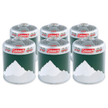 Coleman Extra Value 6 x C500 Gas Cartridge (Pack of 6) - Green