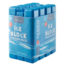 Galvog Freezer Blocks Ice Packs 400mlx4 for Lunch Box Cool Bags Air Cooler