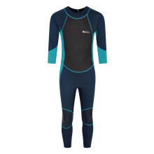 Mountain Warehouse Kids Full 2mm Wetsuit for Boys & Girls Teal 3-4y