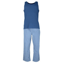 Hanes Men's Tank Top and Woven Pyjama Pant Set