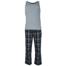 Hanes Men's Tank Top and Woven Pyjama Pant Set