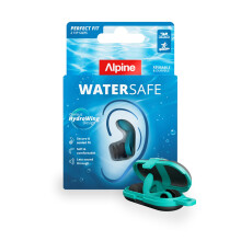 Alpine WaterSafe Swimming Earplugs | Blocks Water | Comes with 2 tip Sizes