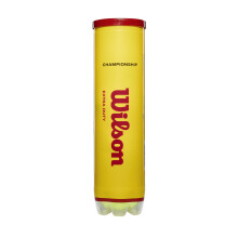 Wilson Championship Extra Duty 4Tball Tennis Balls - Yellow, One Size