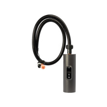 Vango AirBeam Tempest Rechargeable Tent Pump with Powerful 2 Stage Motor, LED Screen, 130cm Hose, Auto-Cut Off - Air Pump Compatible with Other Inflat