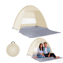 Higoya Pop Up Beach Tent, Lightweight Beach Shelter with UPF 50+ UV Protection, Suitable for 1-2 Person, Easy Set Up, Portable Sun Shade Tent for Beac