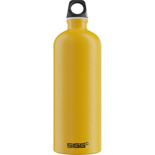 Sigg - Aluminium Water Bottle - Traveller Yellow - Swiss Made - Climate Partner Certified - Suitable for Carbonated Drinks - Leakproof - Lightweight -