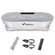 MERACH V33 Pro High Frequency Vibration Plate Exercise Machine (White)