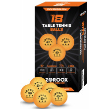 ZOROOX 3-Star Table Tennis Balls – Premium 40+ ABS Ping Pong Balls for Training & Competition, High Bounce & Durable, Orange or White, Packs of 9, 1