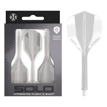 Harrows Solo Integrated Flight & Shaft System – 3 Molded Flights & Shafts – One-Piece Aero Core Construction – Fixed 90 Design for Stability (