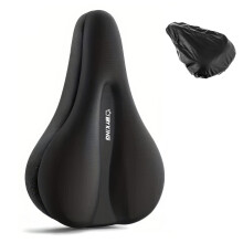 Byking Bike Seat Cushion Cover - Gel Padded Bike Seat Cover for Men Women Comfort, Extra Soft Exercise Bicycle Seat cover compatible with peloton, spi