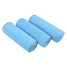 MAYOUTH Microfibre Sports Towels Fast Drying & Absorbent Gym Towel Workout Sweat Towels for Gym Fitness,Yoga, Camping 3-Pack 40cm X80cm, Light Blue