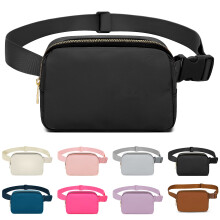 Invool Bum Bag for Women Men, Fanny Pack with Adjustable Straps Crossbody Fashion Waist Pack, Running Belt Bag for Travel Workout Cycling Hiking