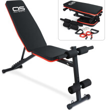 OZE SPORTS Adjustable Weight Bench - Utility Incline Decline Flat Foldable Bench Press Sit up for Full Body Workout Home Exercise Gym Equipment - 7 Ad