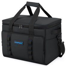 Hulongo Cool Bag Large 37L Insulated Cooler Bag, Waterproof Cool Box, Black