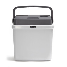 Hi-Gear 20 Litre Cooler with Integrated Handle & 12V Car Plug, Portable, Spacious & Insulated, Electric Cool Box, Ideal for Camping, Picnics & Festiva