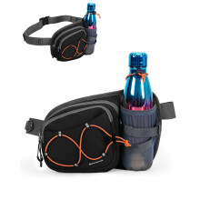 Sportsnew Bum Bag Fanny Pack for Men Women with Water Bottle Holder