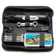 KITBEST Bike Tool Puncture Repair Kit, Portable Bicycle Multi Tools & Pump