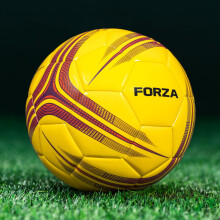 FORZA Training Football [Size 1-5] | Durable Training Footballs for Juniors & Seniors - Multiple Colour Options & Pack Sizes (Pack of 1, Yellow, Size