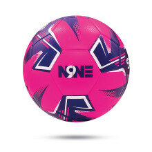 NINE Football Size 3 4 5 Ideal for Men & Women Gifts Soccer Ball Soft Touch TPE Foam Layer Perfect Bounce Moisten Needle Restricted Bladder (Pink, 4)
