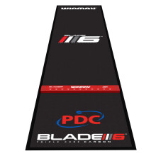 WINMAU | Pro Zone Precision Blade 6 | Darts Mat | Raised Integrated Oche