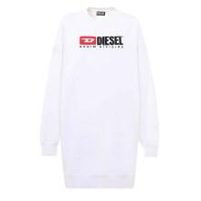 (6 UK, Bright White) Diesel Womens/Ladies Denim Division Sweatshirt Dress