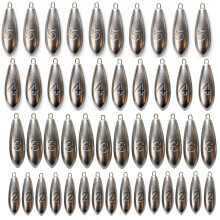 3oz, 4oz and 5oz Plain Sea Fishing Weights Pack Of 5 Mackerel Feather Cod Bass Boat Fishing (3oz (5 in a Pack))
