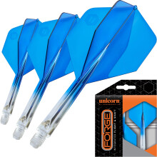 Unicorn Forge Integrated Dart Flights & Shafts - Medium Length One Piece System for Balanced Control, Stable Flight & Consistent Grouping - Durable No
