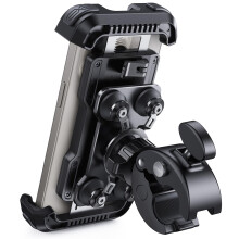 Lamicall Motorbike Phone Holder, [Dual Anti-Shock] Bike Phone Holder Mount