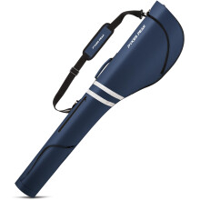 PYKES PEAK Golf Club Case | Foldable Design for 47” Clubs | Fits 10 Clubs | Waterproof Pocket | Ideal for Driving Range & Practice | Navy | Designed