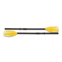 Intex 48 Inch French Oars, Boat and Kayak Oars with 3 Piece Assembly, Ribbed Blades and Retaining Rings for Inflatable Boats