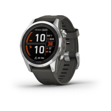 Garmin fēnix 7S Pro Solar, 42mm GPS smartwatch, Graphite