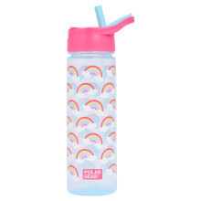 Polar Gear Rainbow Sky Kids Water Bottle, 600ml, BPA Free, Flip Cap with Straw, for Ages 48+ Months