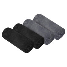 HAGOT 4 Pack Microfibre Sports Towel, Soft Fast Drying Absorbent Workout Sweat Towels for Yoga, Camping, Gym Fitness, 75cm X35cm