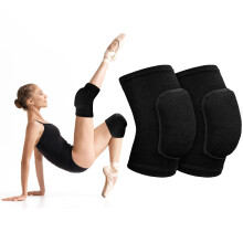 flintronic Volleyball Dance Knee Pads, Thick Sponge Work Knee Pads, Highly Elasticated Knee Pad, Anti-Slip Collision Avoidance Knee Pad for Volleyball