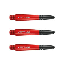 WINMAU Dart Shaft - Vecta Blade360 Polycarbonate Dart Stems - 1 Set per pack (3 darts Shafts in total) - Professional Darts Accessories - Red & Black