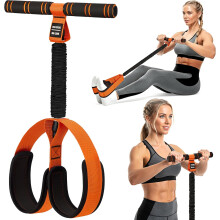 KUTIZE Multifunction Pedal Resistance Band with Handles, Upgraded Exercise Equipment with Soft Foot Pedal for Sit Up & Full-Body Home Gym Workouts, Co