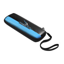 Harrows Darts Case Carbon ST Pro 3 Blue | Darts Holder I Holds 3 Fully Assembled Darts | Protective EVA Material | Darts Accessories I