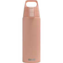 Sigg - Stainless Steel Water Bottle - Shield ONE Shy Pink - Suitable For Carbonated Beverages - Leakproof - Lightweight - BPA Free - Light Pink - 0.75