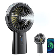 6000mAh Misting Fan Portable, Handheld Personal Fan with Cooling Spray