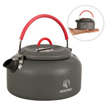 REDCAMP 0.8L Small Camping Kettle,Compact Lightweight Tea Kettle